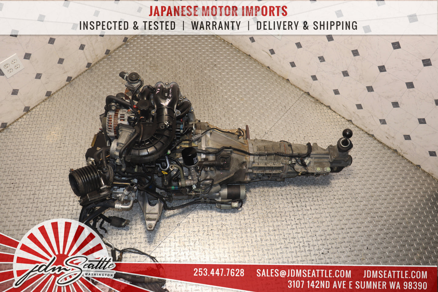 JDM 04-08 MAZDA RX8 13B RENISIS 6 PORT ENGINE w/ 6 SPEED TRANSMISSION