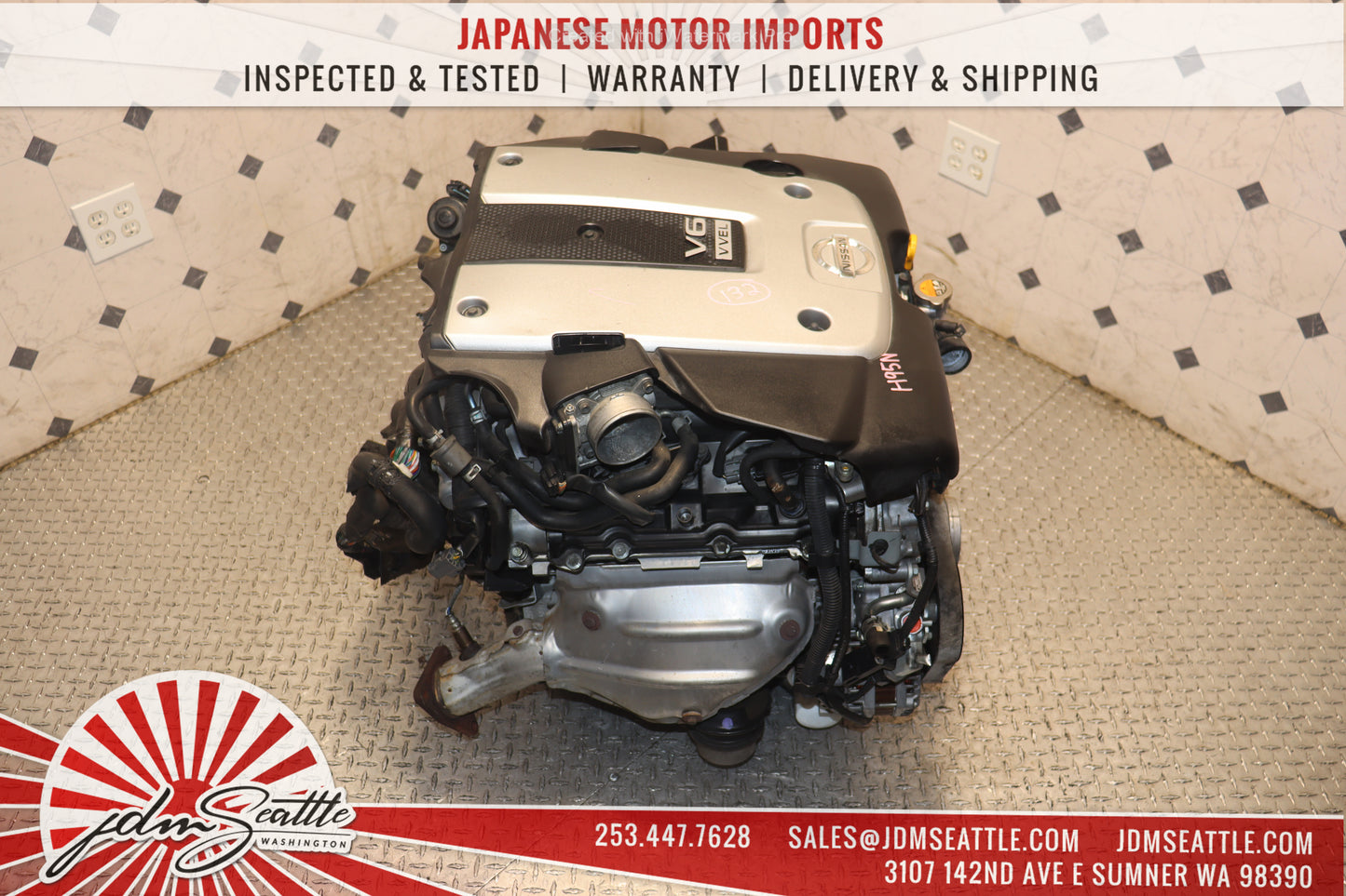 JDM VQ37HR ENGINE 09-13 NISSAN 370Z, 09-17 INFINITI G37, 11-13 M37 VVEL VQ37 3.7L HIGH REV MOTOR