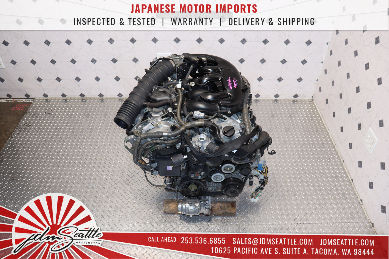 2007 2008 2009 2010 2011 2012 2013 2014 2015 Lexus GS350 IS350 3.5L V6 DOHC Dual VVTi Engine JDM 2GR-FSE OEM