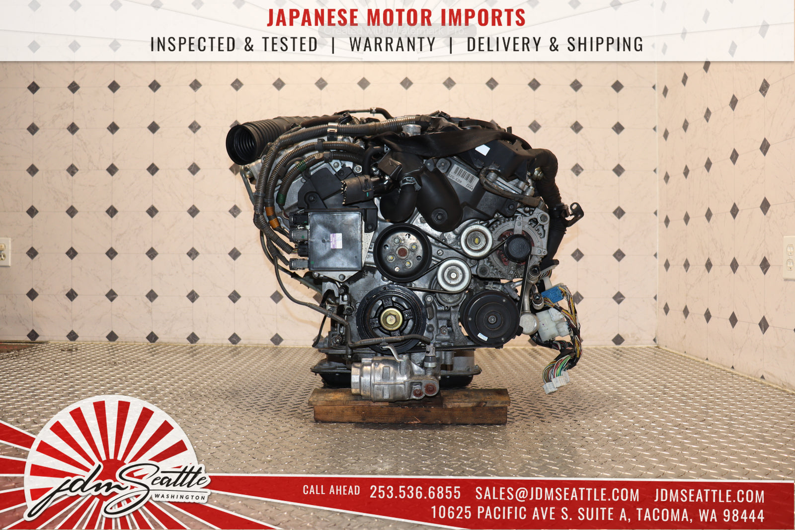 2007 2008 2009 2010 2011 2012 2013 2014 2015 Lexus GS350 IS350 3.5L V6 DOHC Dual VVTi Engine JDM 2GR-FSE OEM