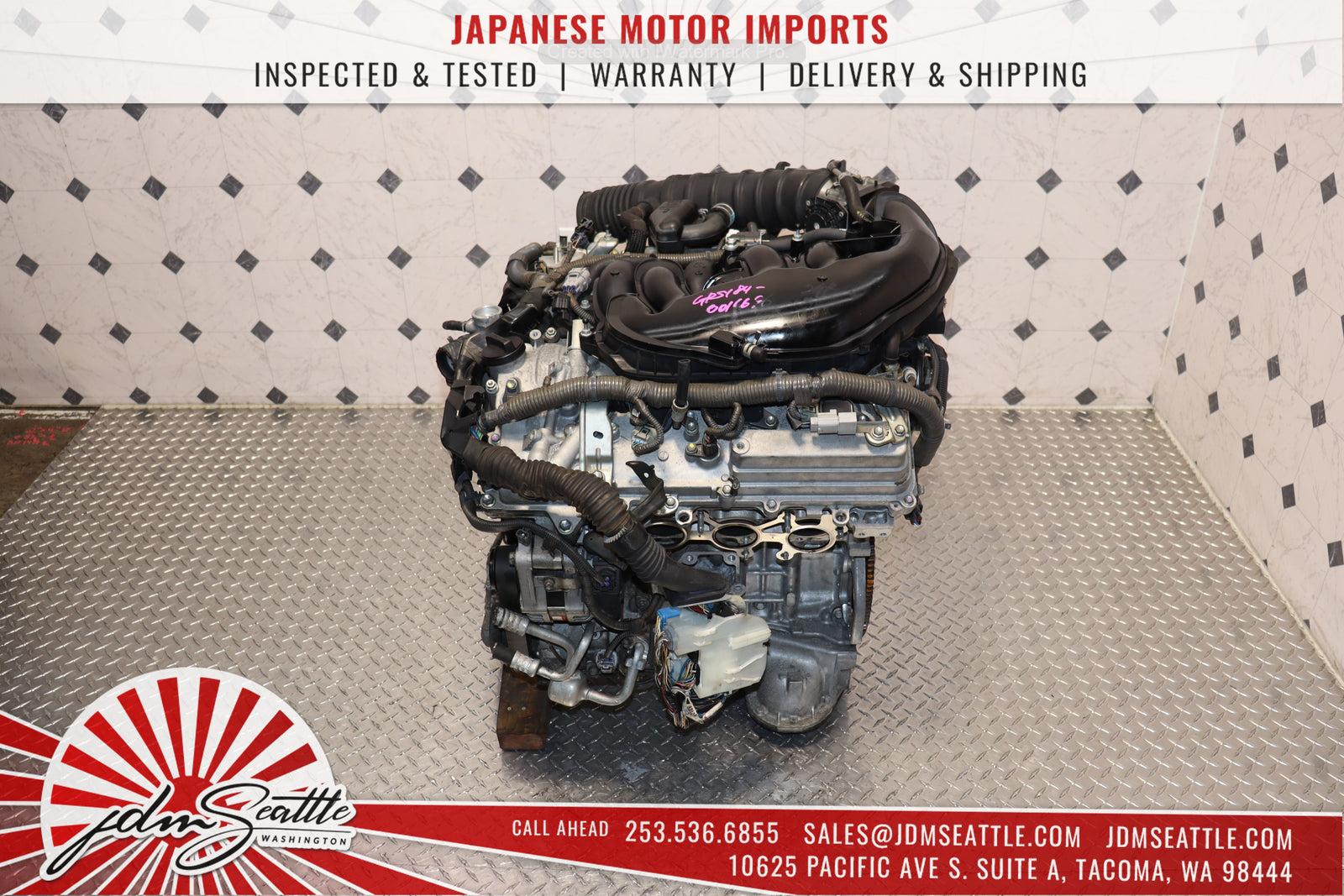 2007 2008 2009 2010 2011 2012 2013 2014 2015 Lexus GS350 IS350 3.5L V6 DOHC Dual VVTi Engine JDM 2GR-FSE OEM