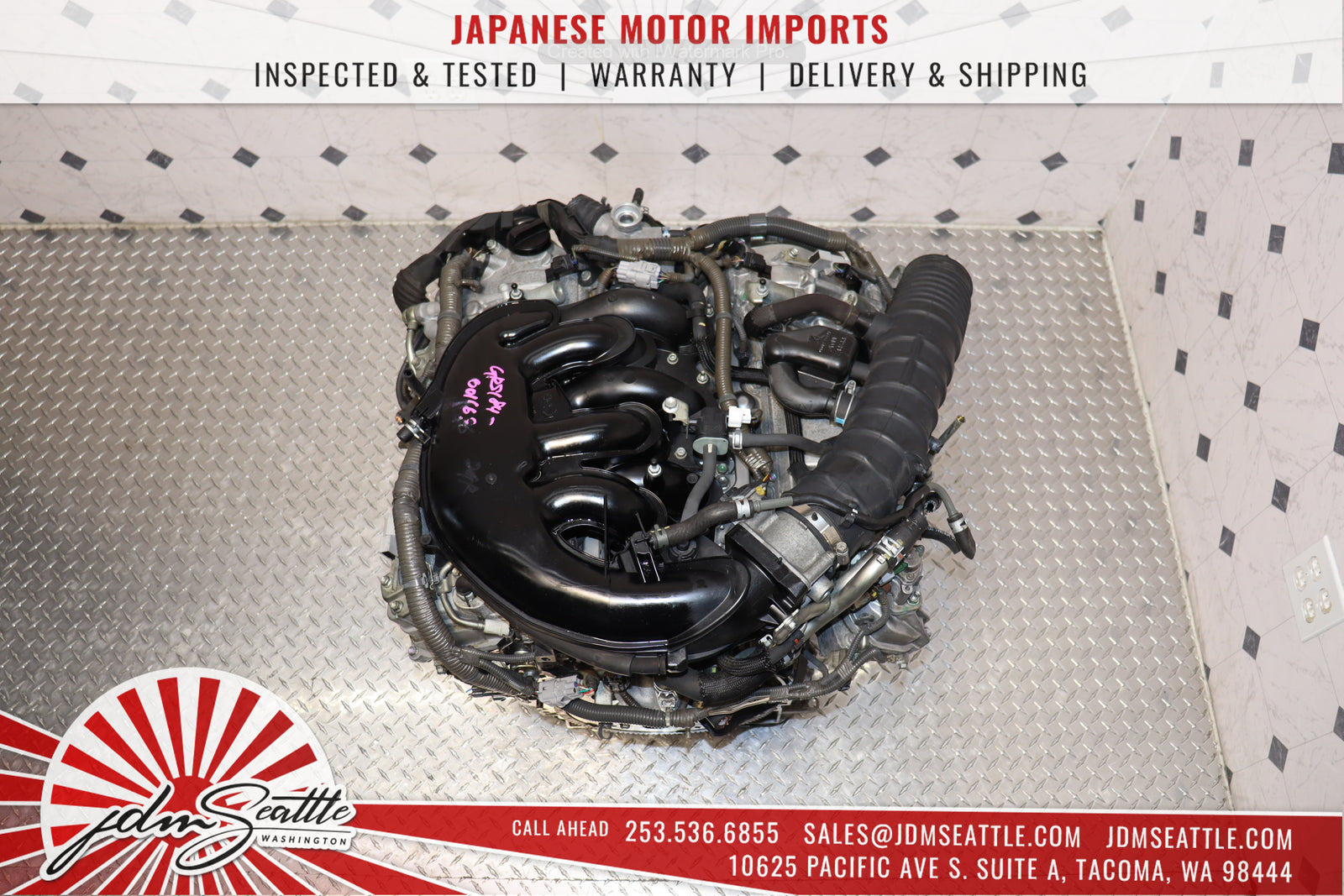 2007 2008 2009 2010 2011 2012 2013 2014 2015 Lexus GS350 IS350 3.5L V6 DOHC Dual VVTi Engine JDM 2GR-FSE OEM