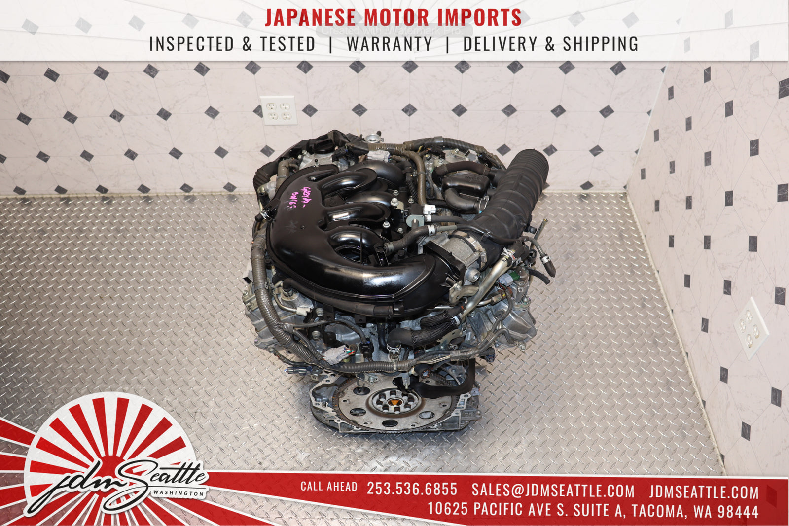 2007 2008 2009 2010 2011 2012 2013 2014 2015 Lexus GS350 IS350 3.5L V6 DOHC Dual VVTi Engine JDM 2GR-FSE OEM