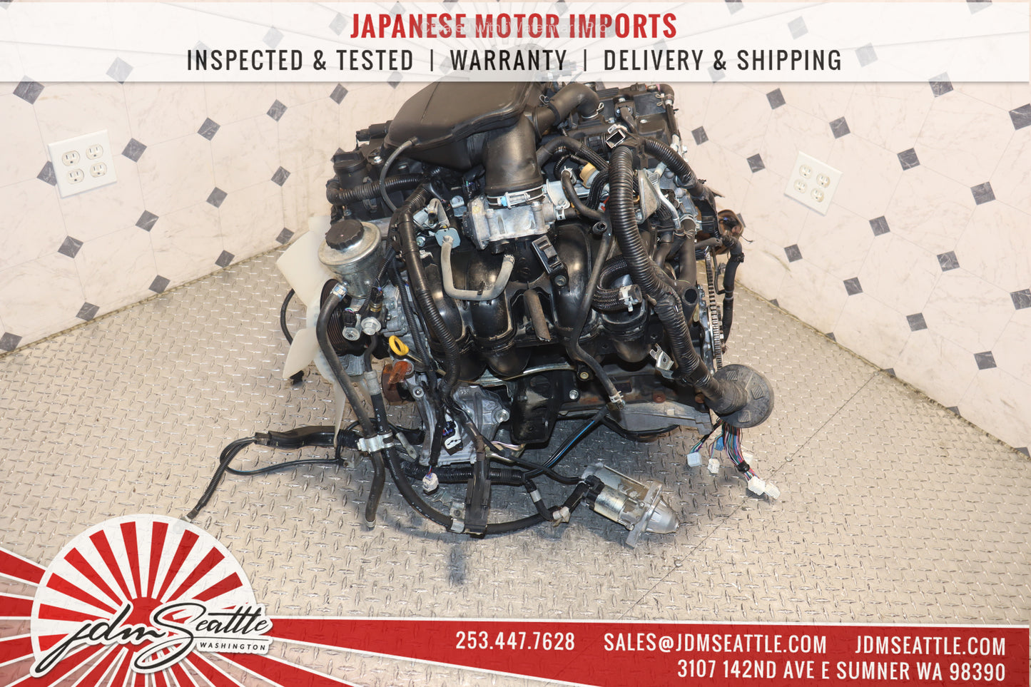 JDM 2005-2015 TOYOTA TACOMA DOHC VVTI ENGINE 2TR-FE