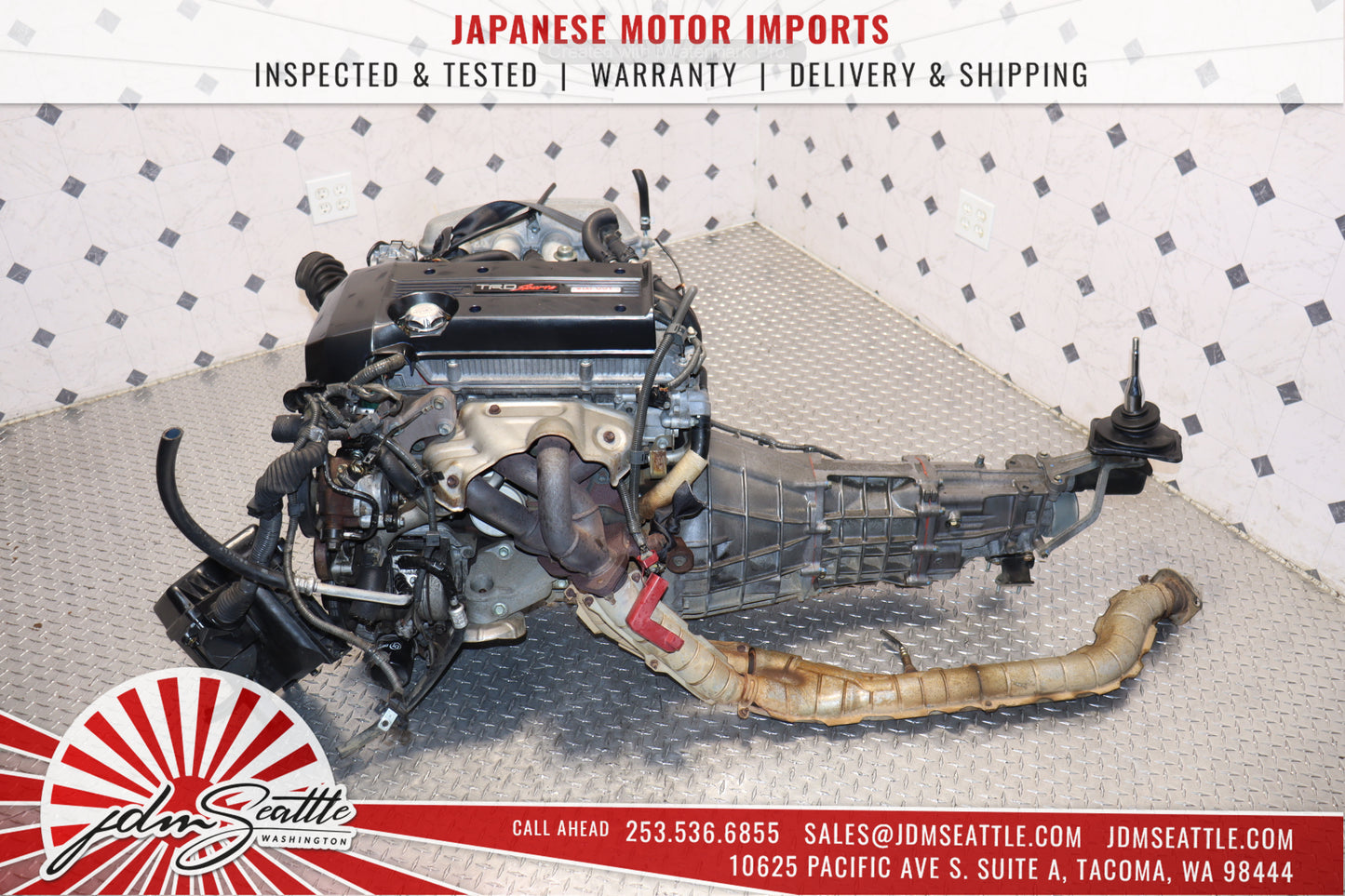 1998-2005 Toyota Altezza SXE10 Blacktop BEAMS JDM 3S-GE Engine & 6-Speed Manual J160 Transmission Swap