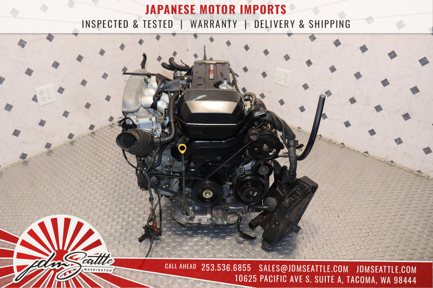 1998-2005 Toyota Altezza SXE10 Blacktop BEAMS JDM 3S-GE Engine & 6-Speed Manual J160 Transmission Swap