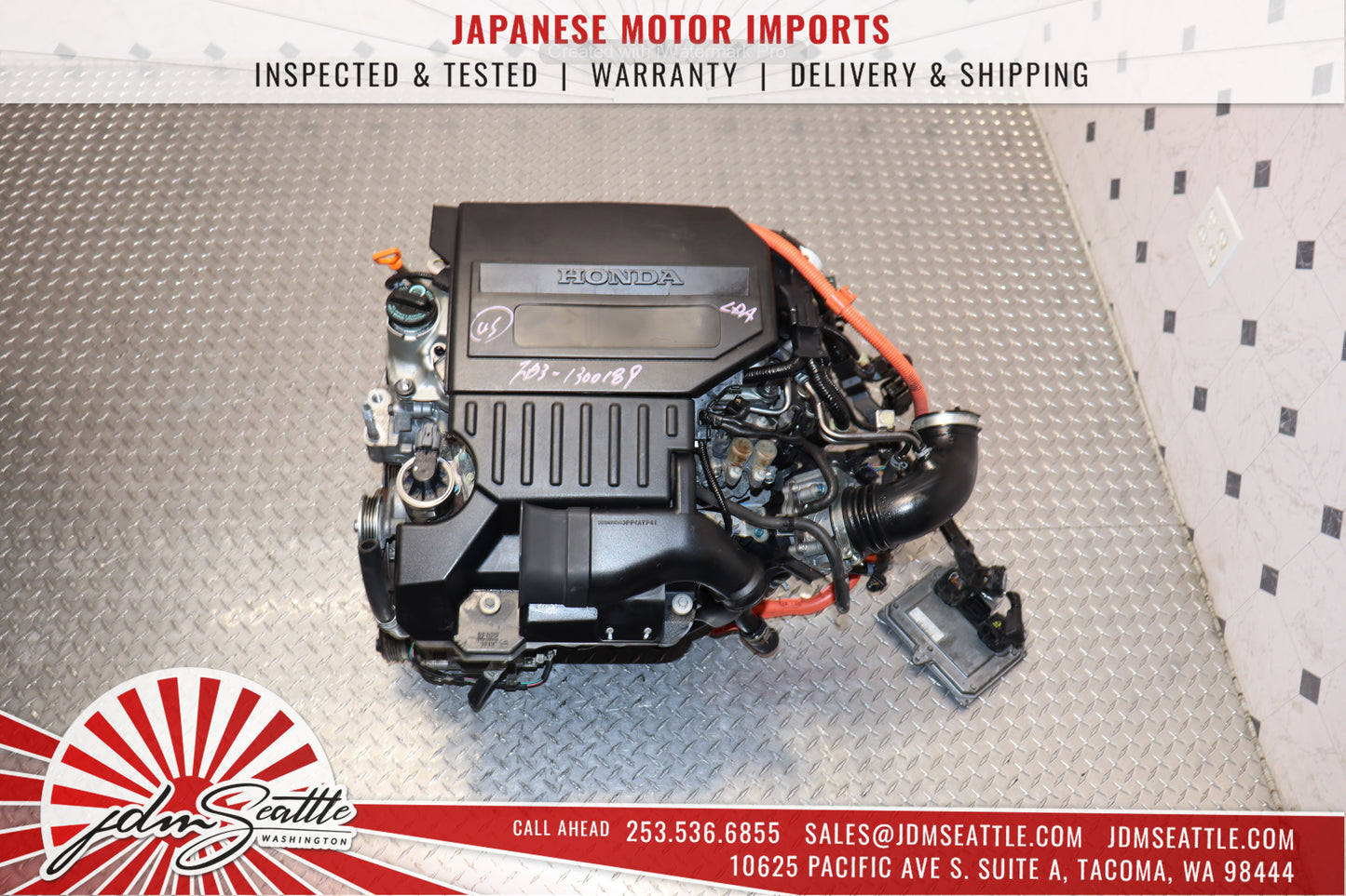 JDM 06-11 HONDA CIVIC HYBRID ENGINE LDA MF5 1.3L FD3 I-VTEC 3 STAGE MOTOR