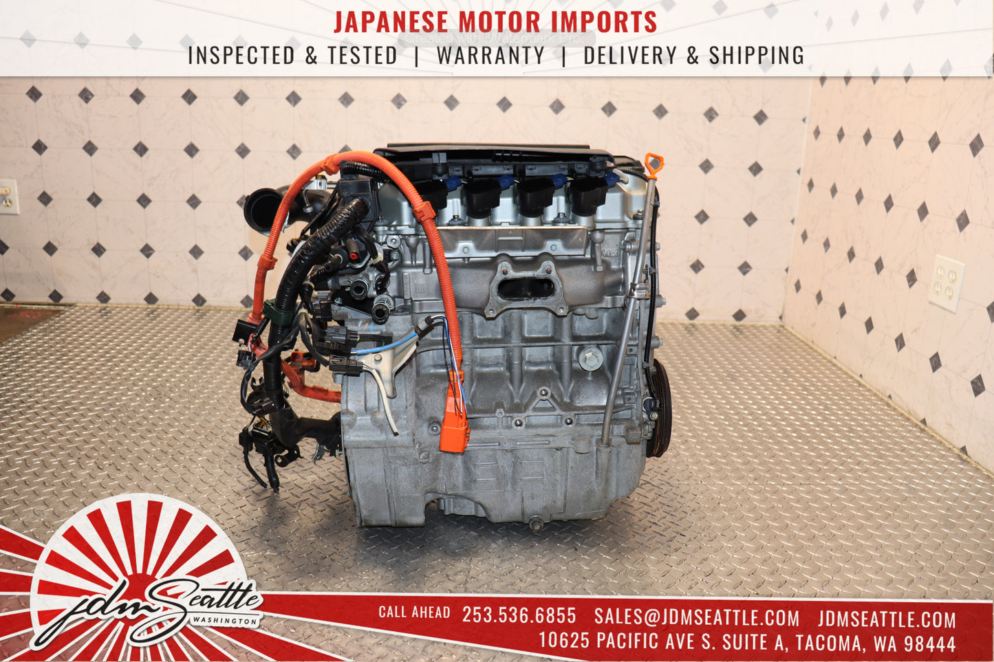 JDM 06-11 HONDA CIVIC HYBRID ENGINE LDA MF5 1.3L FD3 I-VTEC 3 STAGE MOTOR