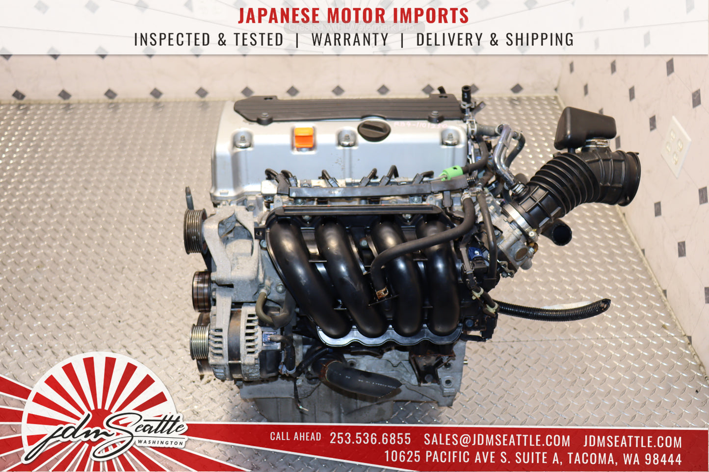 JDM K24A 2.4L MOTOR RB3 08-12 ACCORD 09-15 ACURA TSX 11-15 HONDA CRV ENGINE