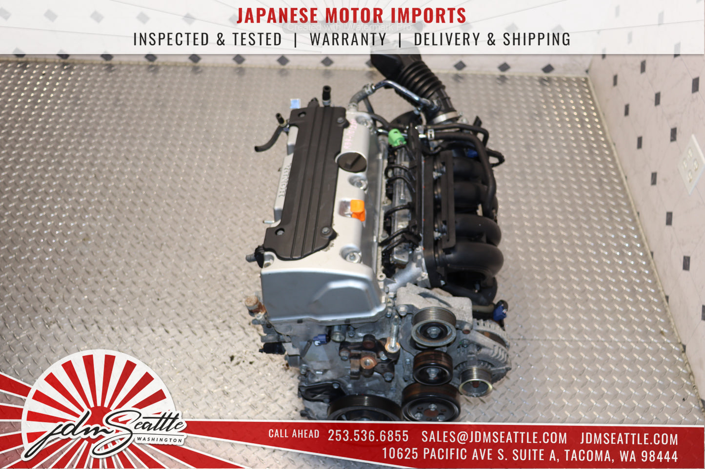 JDM K24A 2.4L MOTOR RB3 08-12 ACCORD 09-15 ACURA TSX 11-15 HONDA CRV ENGINE