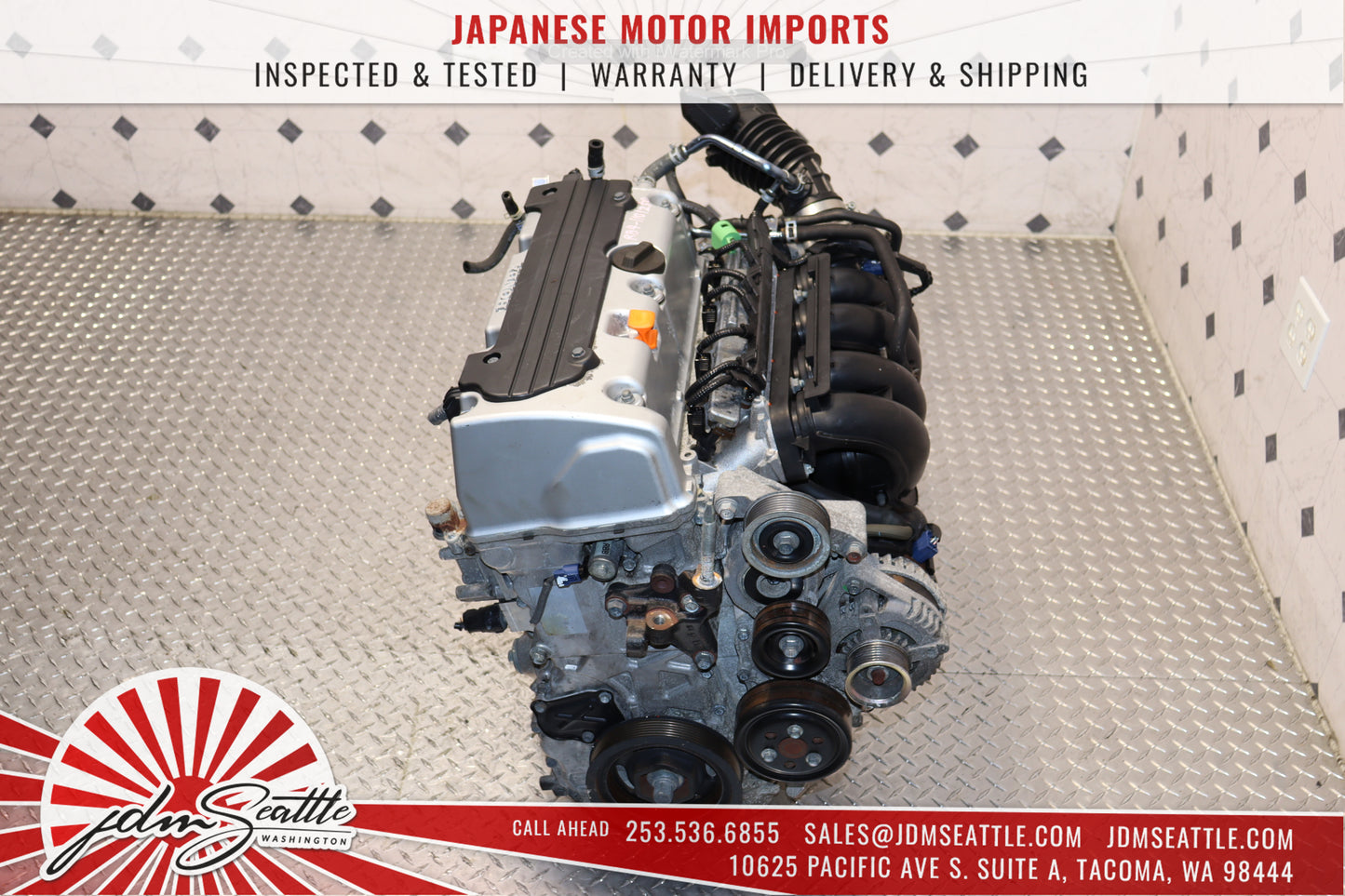 JDM K24A 2.4L MOTOR RB3 08-12 ACCORD 09-15 ACURA TSX 11-15 HONDA CRV ENGINE