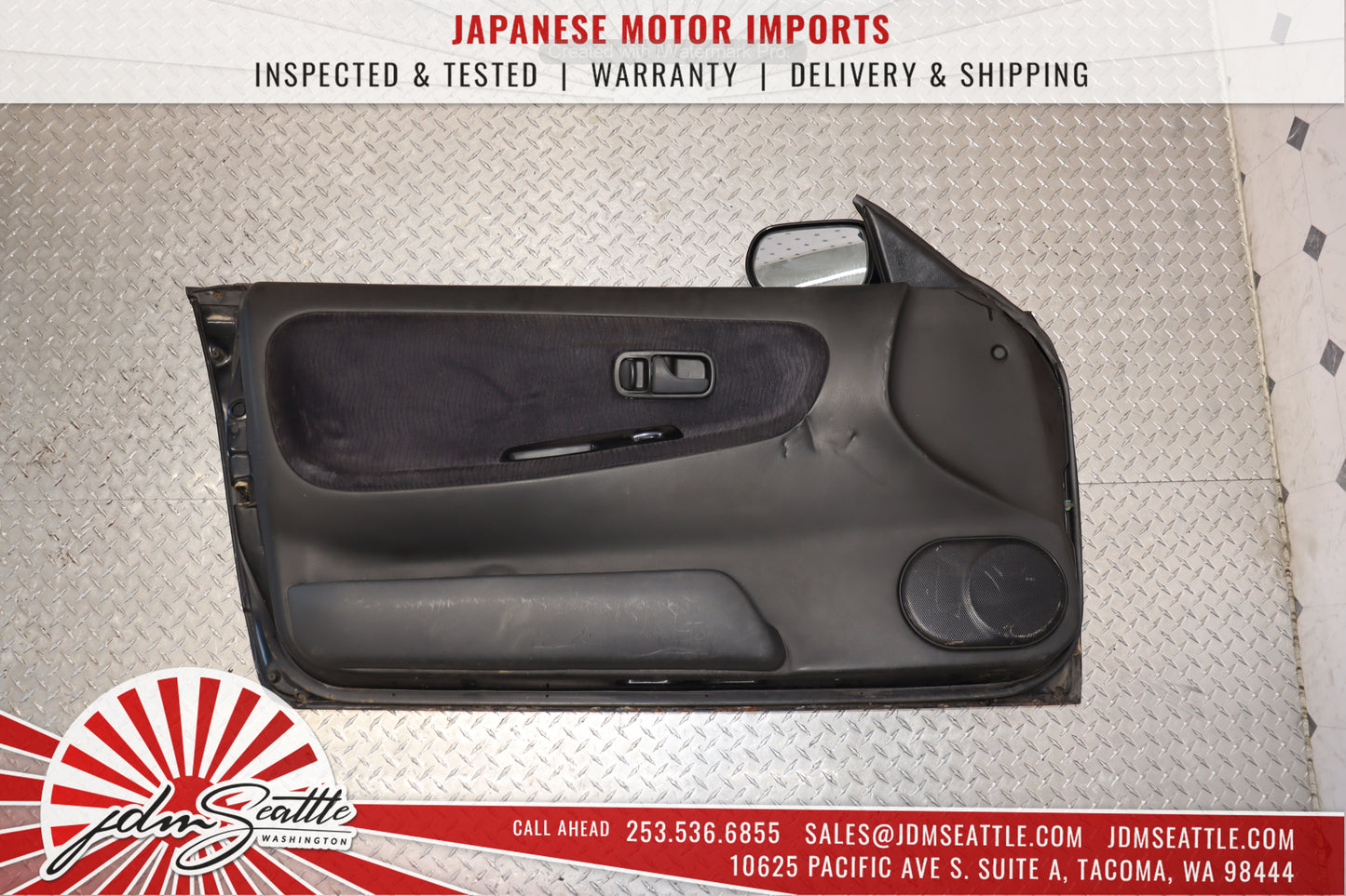 JDM RHD NISSAN S13 180SX DOORS w/ INTERIOR PANELS SIDE MIRRORS SWITCHES COMPLETE