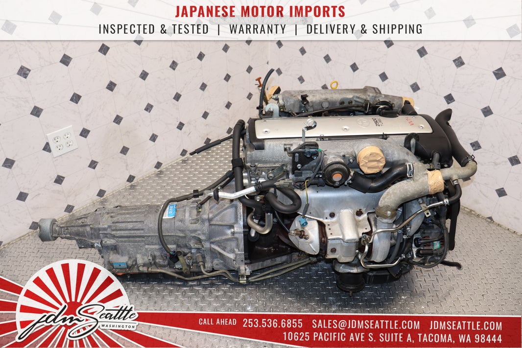JDM 1JZ-GTE VVTI TURBO MOTOR & AUTOMATIC TRANSMISSION LEXUS IS300 GS300 TOYOTA CHASER 1JZ ENGINE SWAP