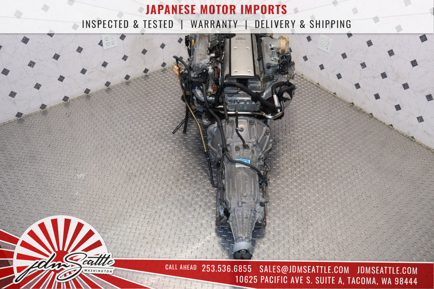 JDM 1JZ-GTE VVTI TURBO MOTOR & AUTOMATIC TRANSMISSION LEXUS IS300 GS300 TOYOTA CHASER 1JZ ENGINE SWAP