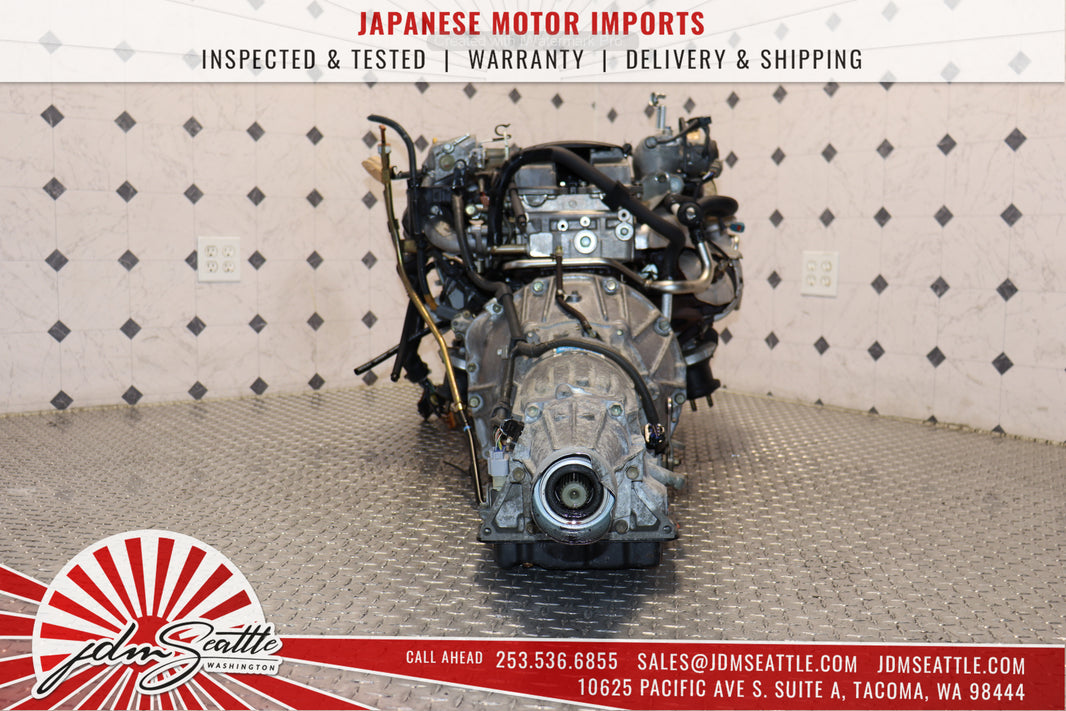 JDM 1JZ-GTE VVTI TURBO MOTOR & AUTOMATIC TRANSMISSION LEXUS IS300 GS300 TOYOTA CHASER 1JZ ENGINE SWAP