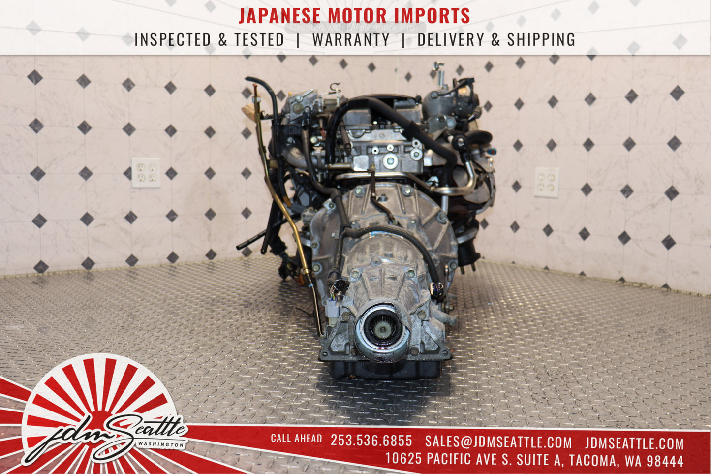 JDM 1JZ-GTE VVTI TURBO MOTOR & AUTOMATIC TRANSMISSION LEXUS IS300 GS300 TOYOTA CHASER 1JZ ENGINE SWAP