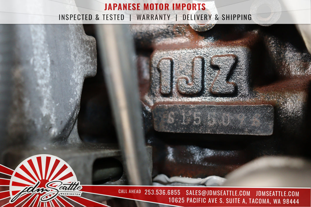 JDM 1JZ-GTE VVTI TURBO MOTOR & AUTOMATIC TRANSMISSION LEXUS IS300 GS300 TOYOTA CHASER 1JZ ENGINE SWAP