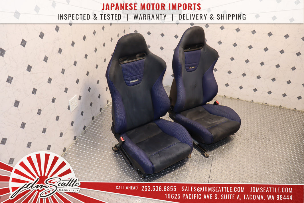 JDM 1998 MITSUBISHI EVOLUTION V FRONT & REAR RECARO SEAT SET OEM EVO 5