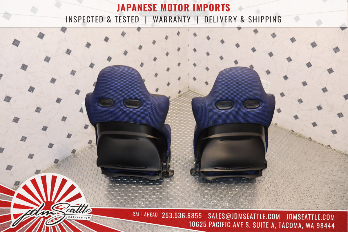 JDM 1998 MITSUBISHI EVOLUTION V FRONT & REAR RECARO SEAT SET OEM EVO 5