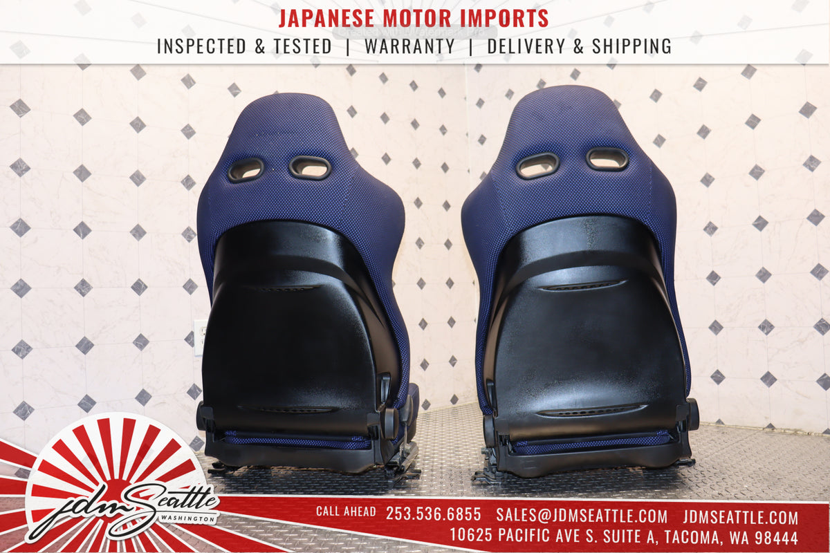 JDM 1998 MITSUBISHI EVOLUTION V FRONT & REAR RECARO SEAT SET OEM EVO 5