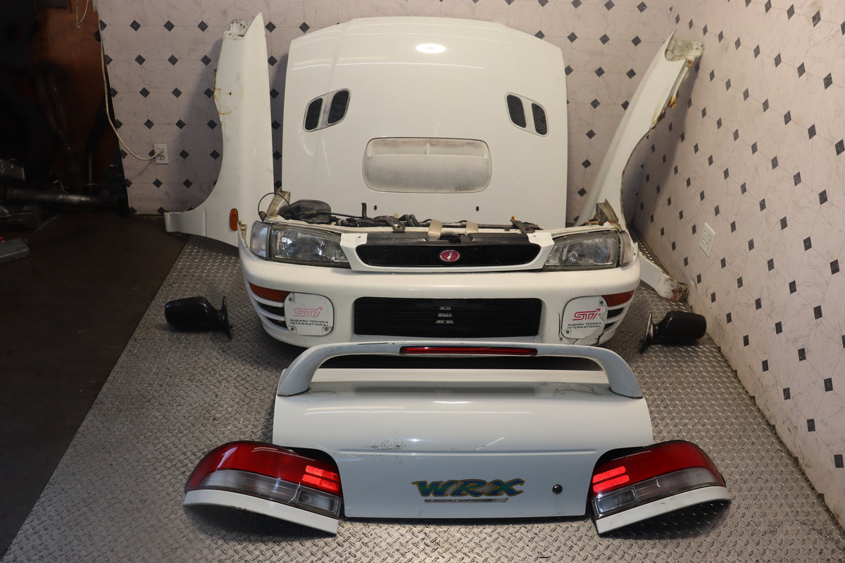 JDM 99-02 SUBARU IMPREZA WRX GC8 COMPLETE FRONT END CONVERSION AND REAR PARTS
