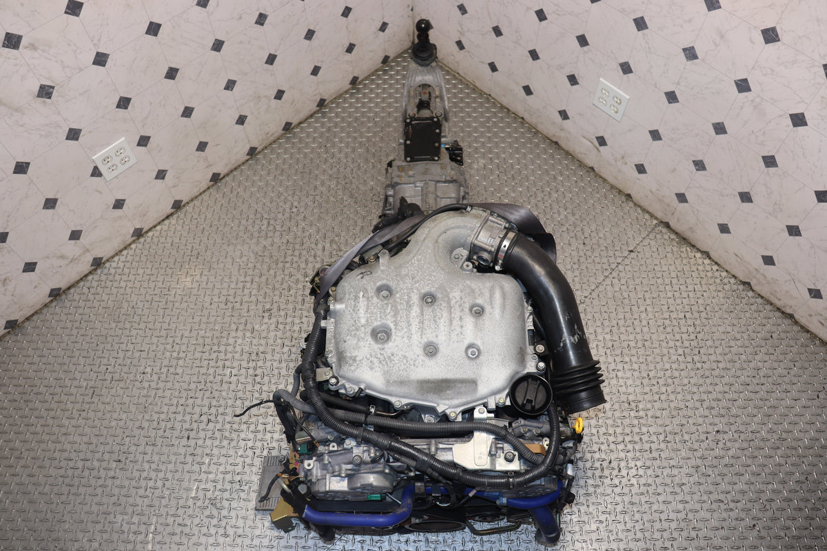 Nissan 350Z Infiniti G35 VQ35DE Rev-Up 3.5L V6 Engine & 6 Speed CD009 Manual Transmission Swap JDM