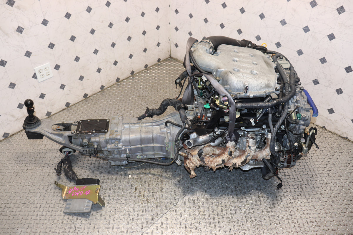 Nissan 350Z Infiniti G35 VQ35DE Rev-Up 3.5L V6 Engine & 6 Speed CD009 Manual Transmission Swap JDM