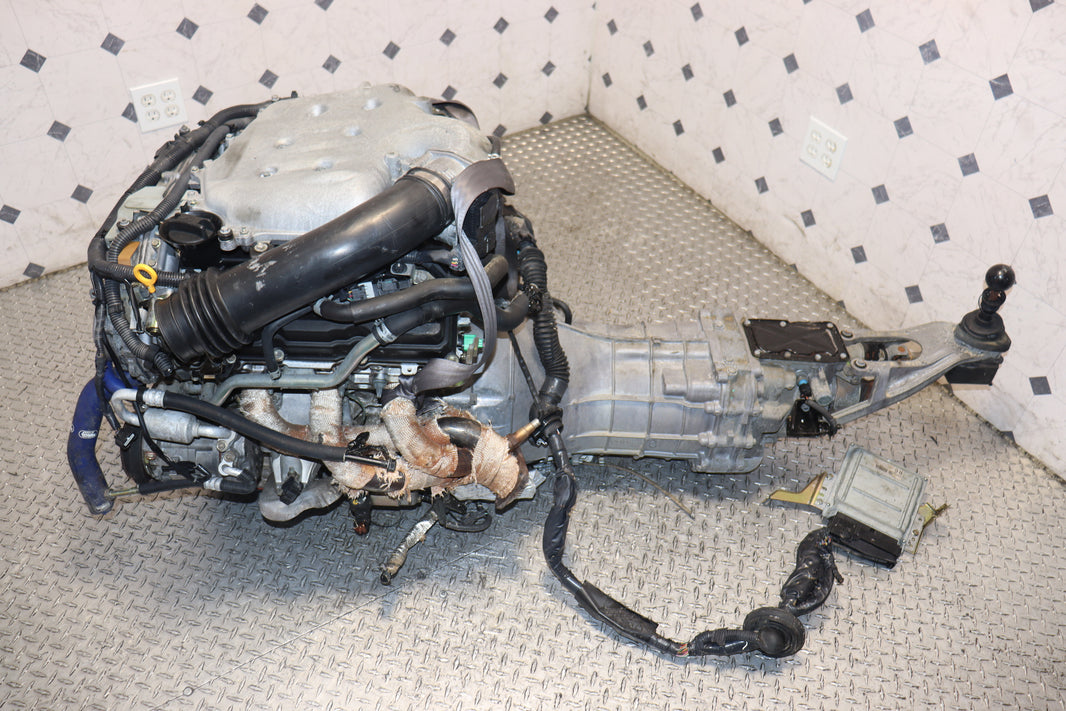 Nissan 350Z Infiniti G35 VQ35DE Rev-Up 3.5L V6 Engine & 6 Speed CD009 Manual Transmission Swap JDM