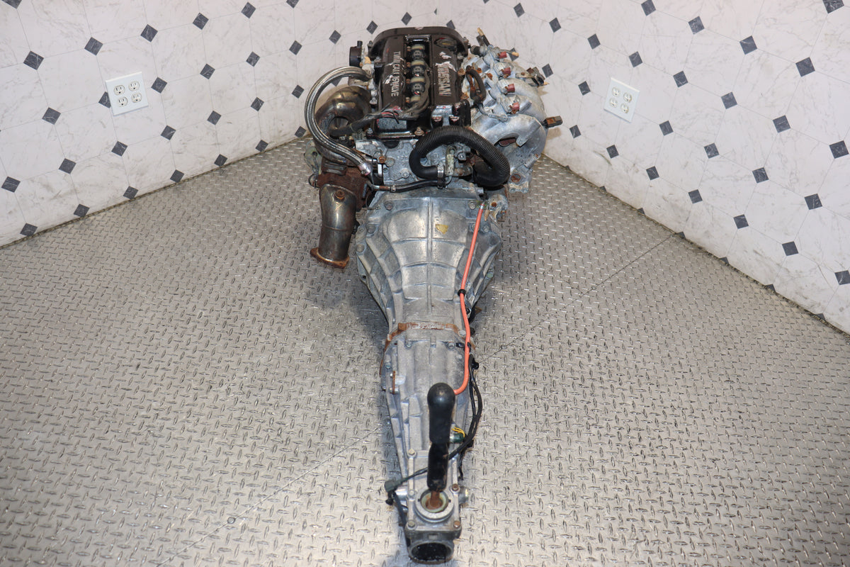 Nissan Silvia S13 SR20DET Red Top 2.0L Turbo Engine & 5 Speed Manual RWD Transmission Swap JDM
