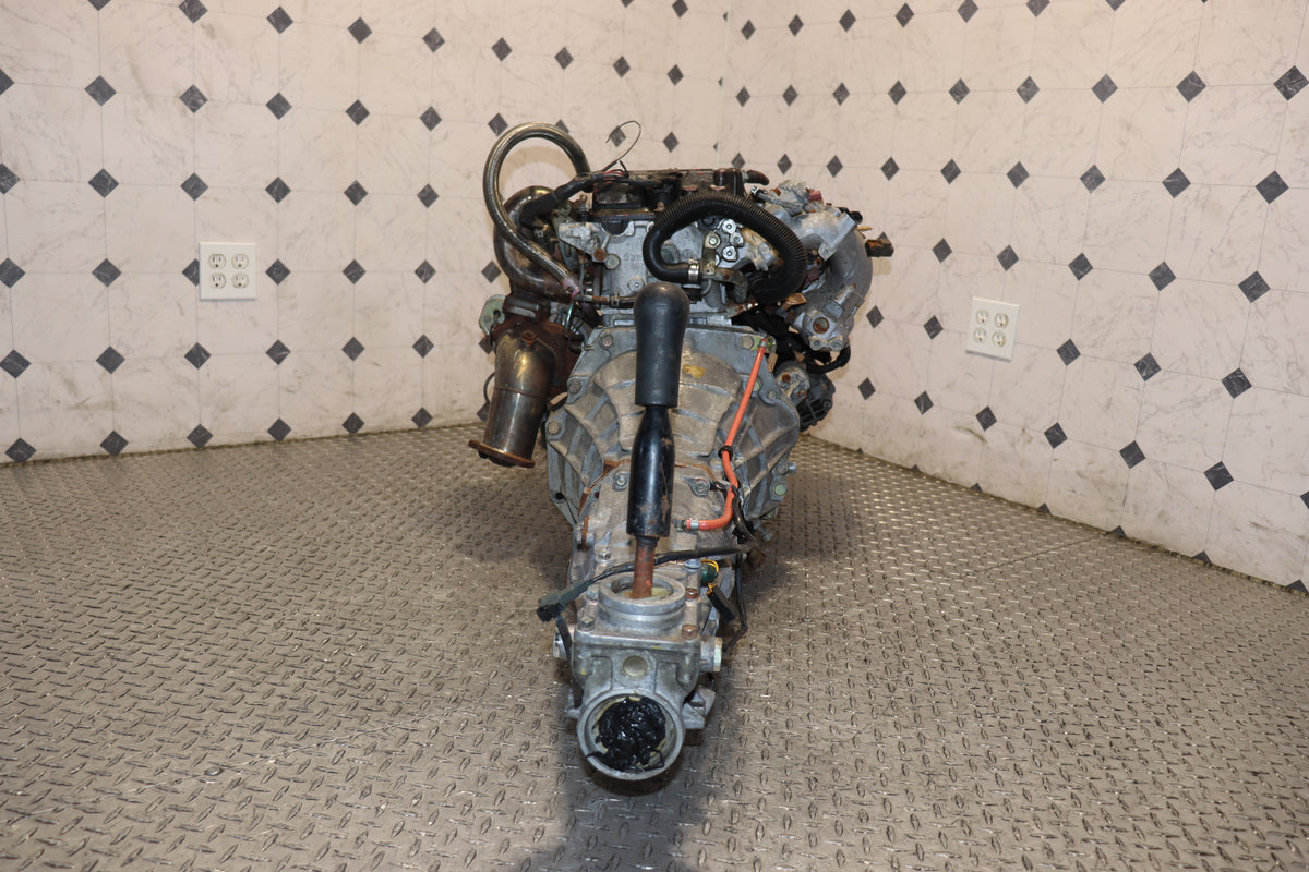 Nissan Silvia S13 SR20DET Red Top 2.0L Turbo Engine & 5 Speed Manual RWD Transmission Swap JDM
