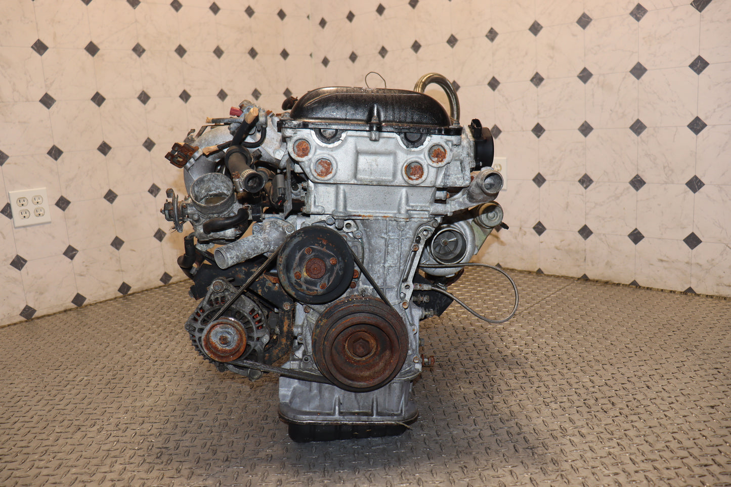 Nissan Silvia S13 SR20DET Red Top 2.0L Turbo Engine & 5 Speed Manual RWD Transmission Swap JDM