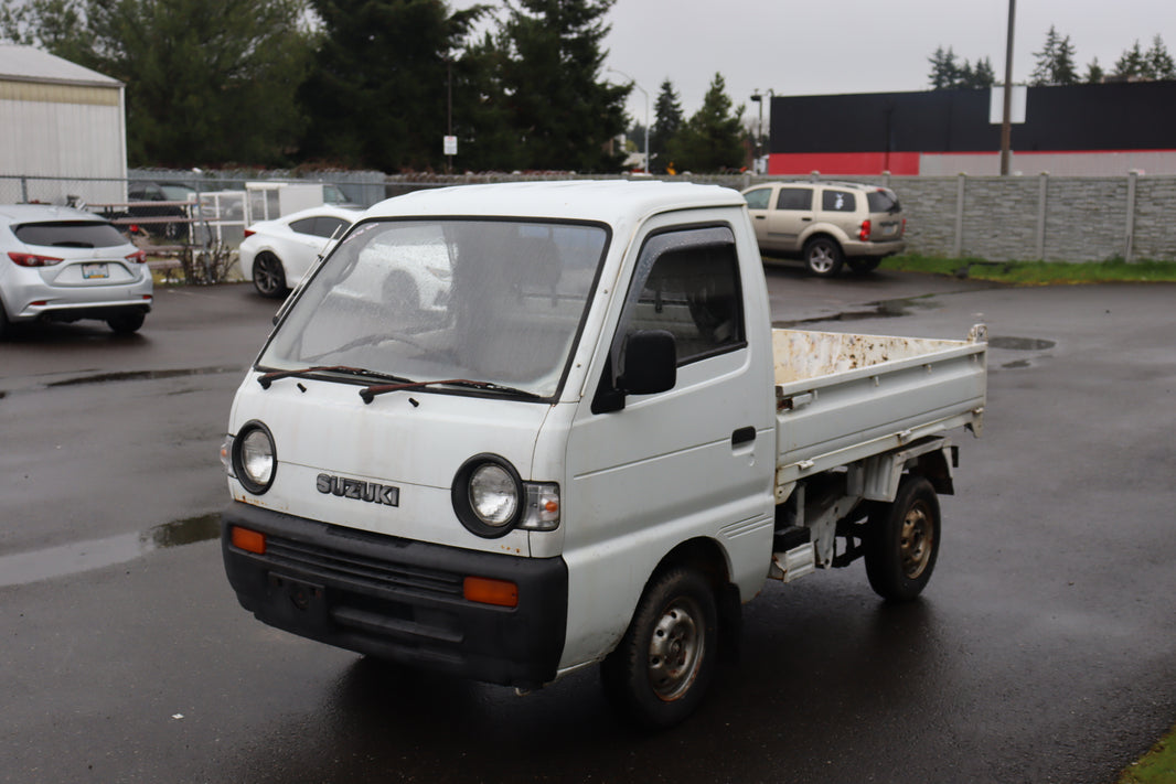 1991 Suzuki Carry Kei Dump Truck V-DD51T 4WD JDM Micro Truck