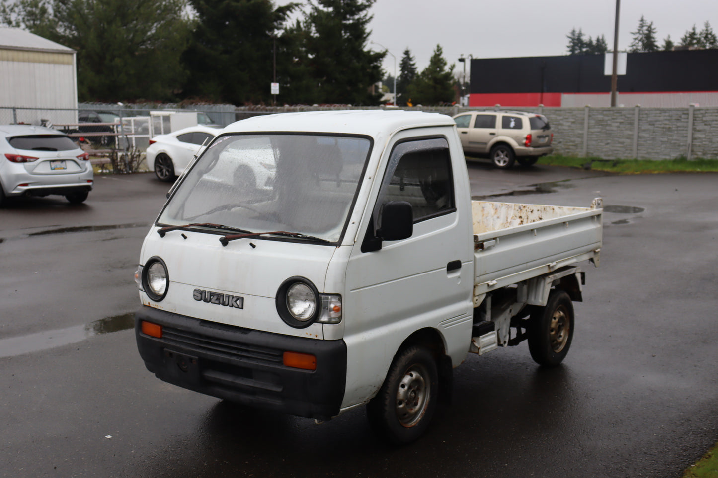 1991 Suzuki Carry Kei Dump Truck V-DD51T 4WD JDM Micro Truck
