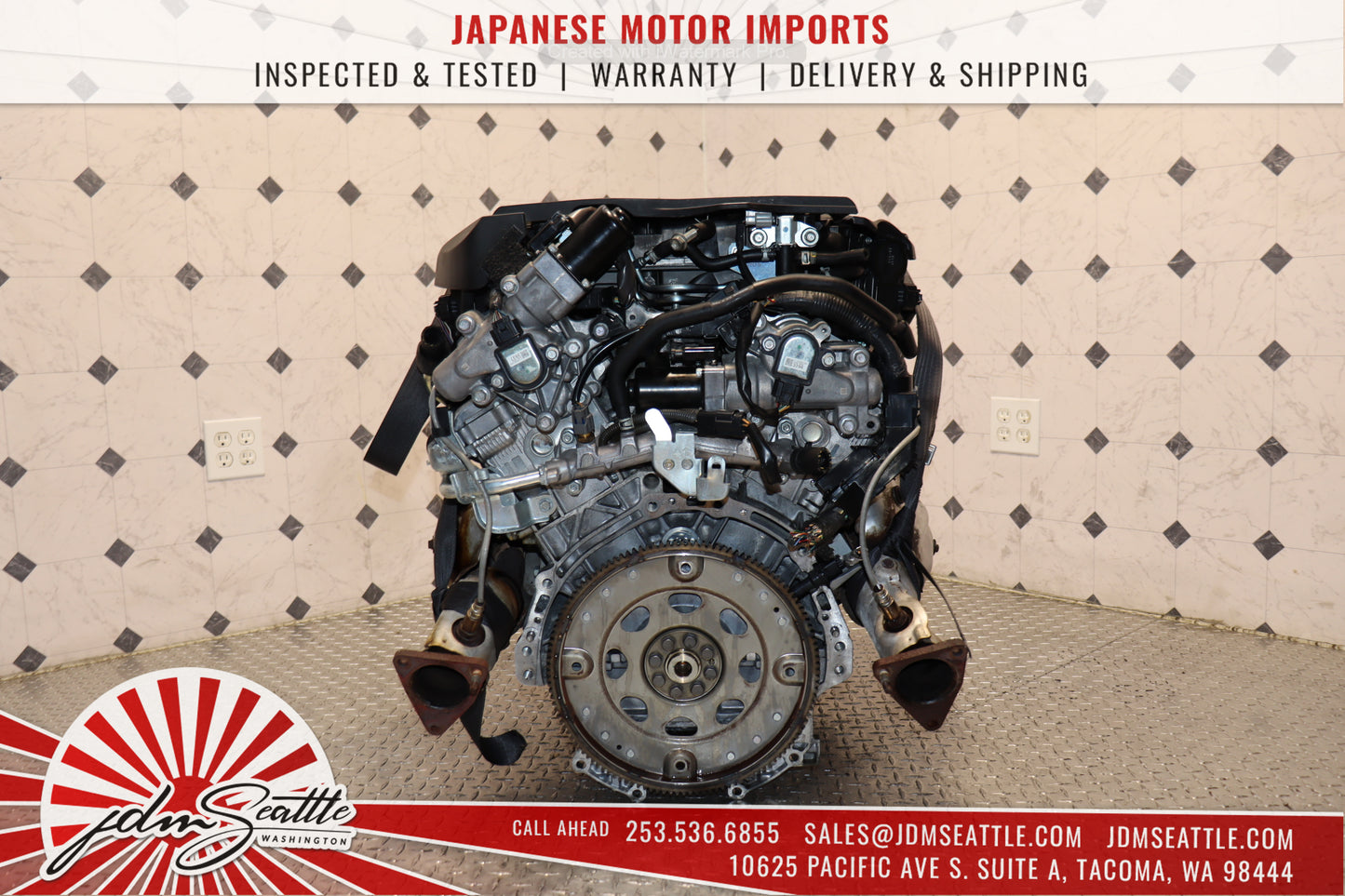 JDM VQ37HR ENGINE 09-13 NISSAN 370Z, 09-17 INFINITI G37, 11-13 M37 VVEL VQ37 3.7L HIGH REV MOTOR