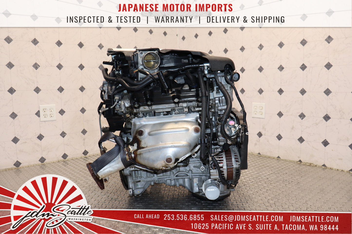 JDM VQ37HR ENGINE 09-13 NISSAN 370Z, 09-17 INFINITI G37, 11-13 M37 VVEL VQ37 3.7L HIGH REV MOTOR