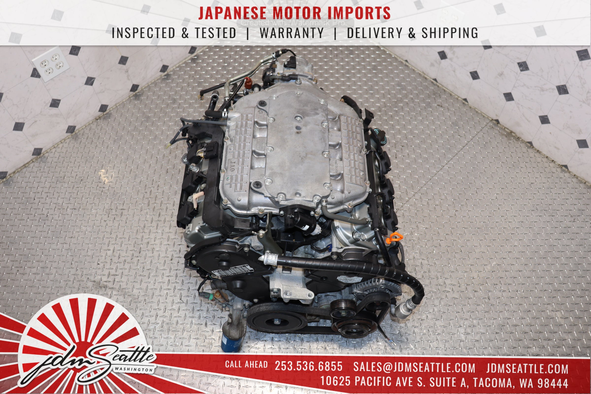 JDM J35A ENGINE 06-08 HONDA RIDGELINE 03-06 ACURA MDX 07-08 ACURA TL-S –  JDM SEATTLE WASHINGTON INC.