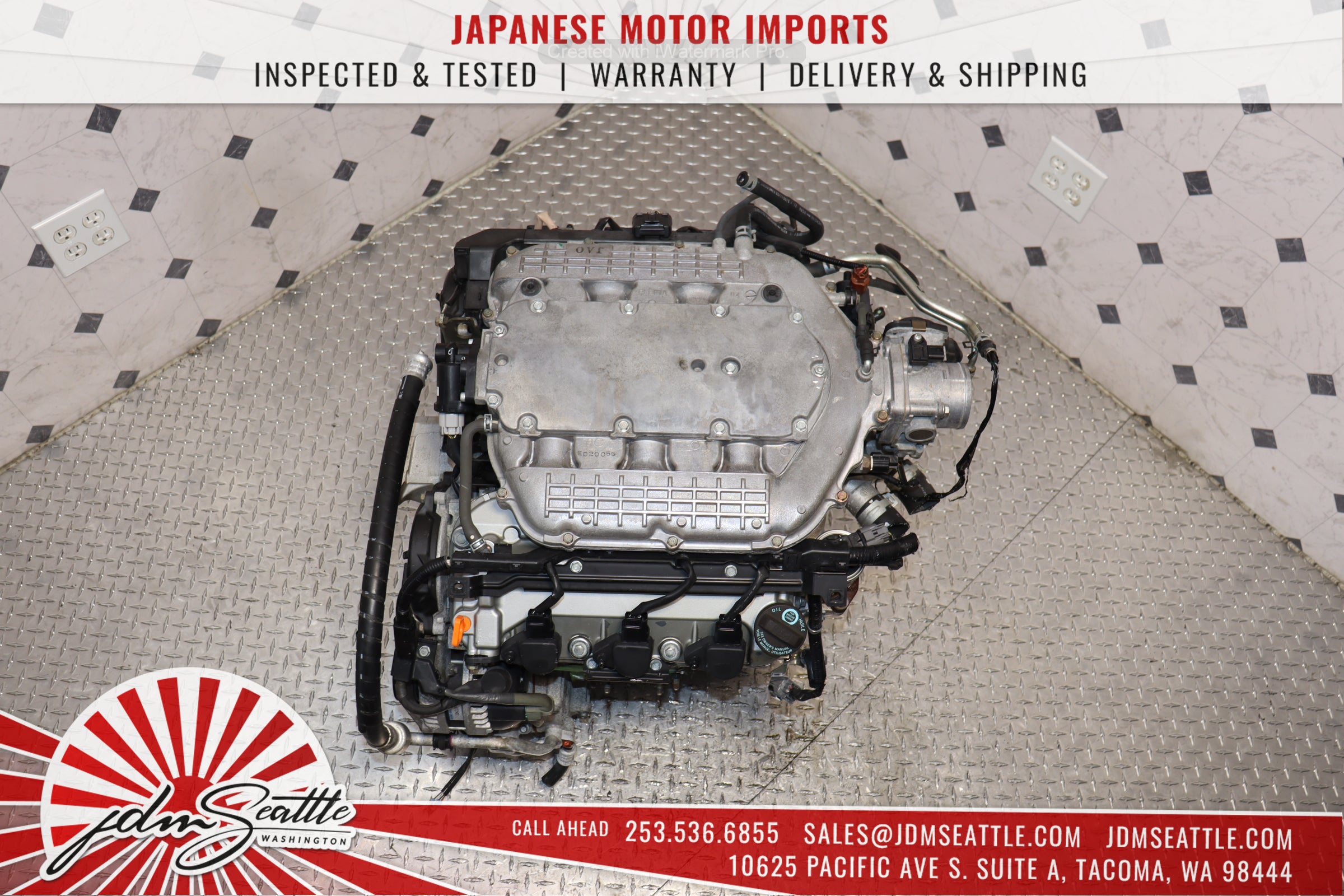 JDM J35A ENGINE 06-08 HONDA RIDGELINE 03-06 ACURA MDX 07-08 ACURA TL-S –  JDM SEATTLE WASHINGTON INC.