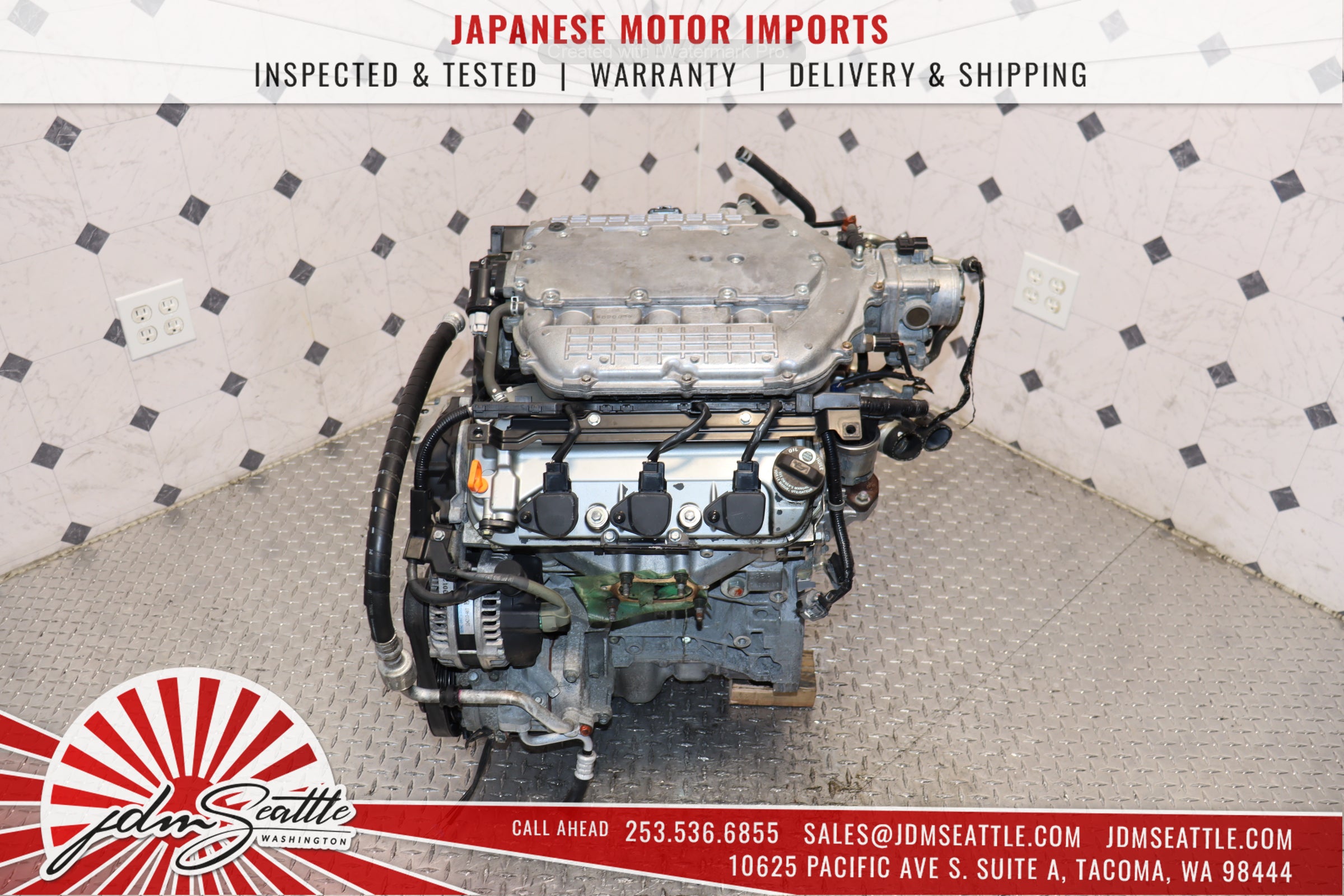 JDM J35A ENGINE 06-08 HONDA RIDGELINE 03-06 ACURA MDX 07-08 ACURA TL-S –  JDM SEATTLE WASHINGTON INC.