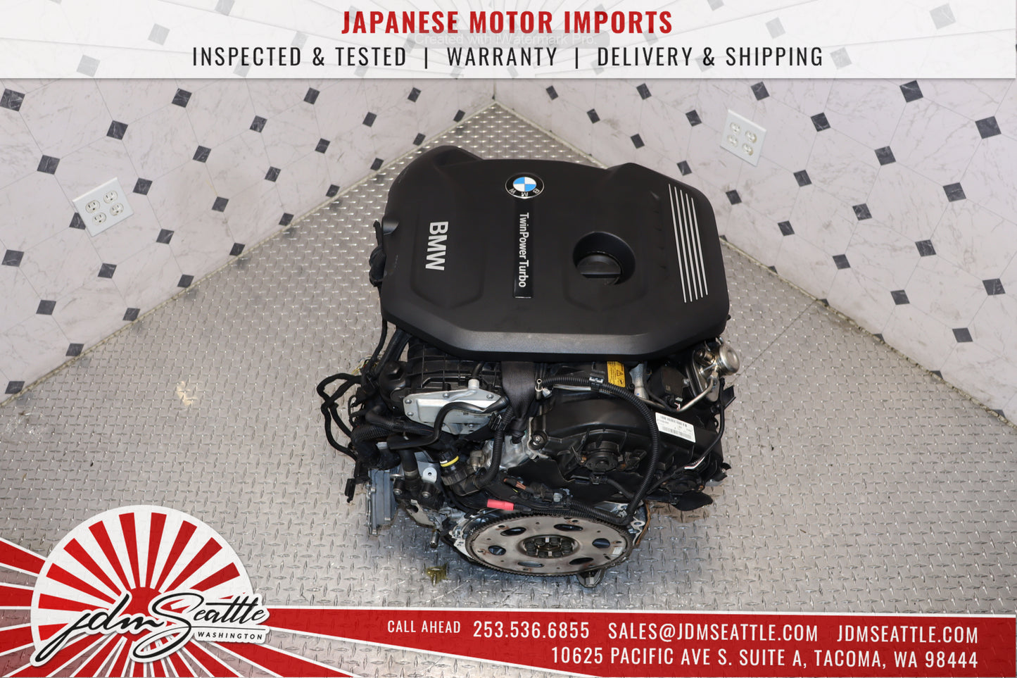 JDM B48B 2.0L RWD TURBO ENGINE 2013+ BMW 328i