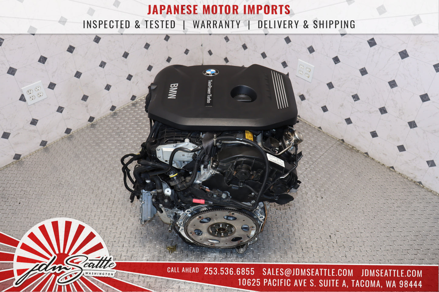 JDM B48B 2.0L RWD TURBO ENGINE 2013+ BMW 328i