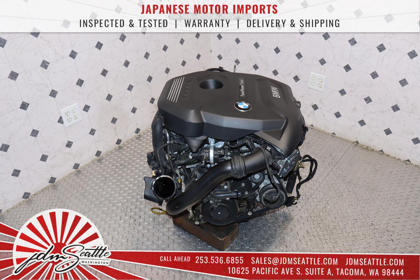 JDM B48B 2.0L RWD TURBO ENGINE 2013+ BMW 328i