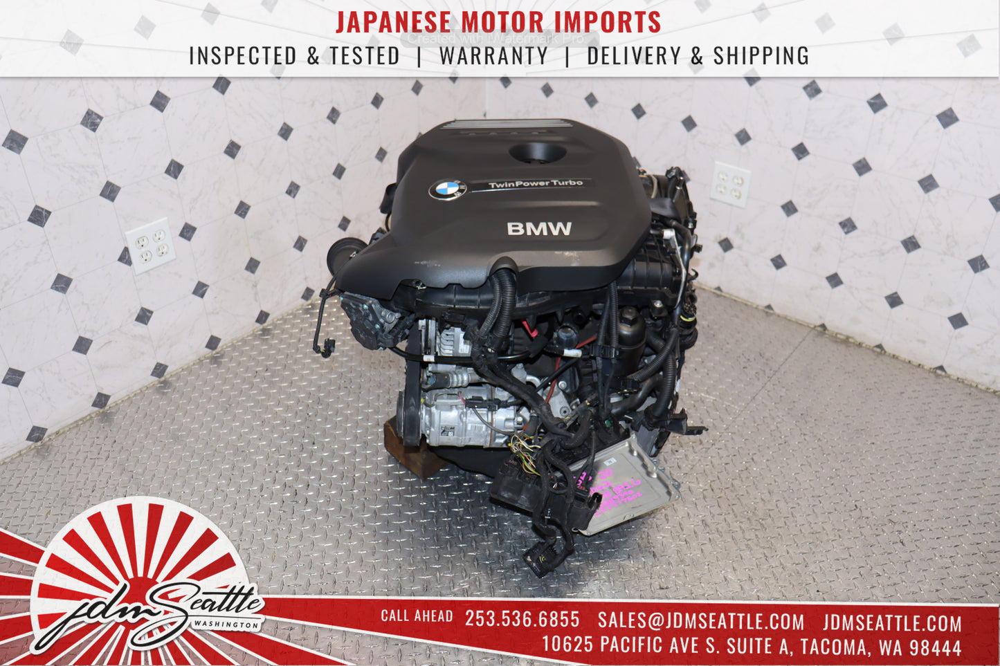 JDM B48B 2.0L RWD TURBO ENGINE 2013+ BMW 328i