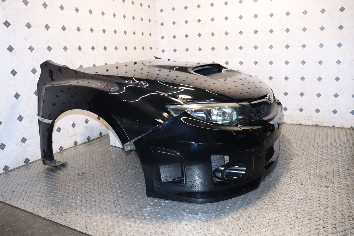 2008 2009 2010 2011 2012 2013 2014 Subaru Impreza WRX STI Hawkeye Front End Nose Cut Conversion Kit JDM OEM