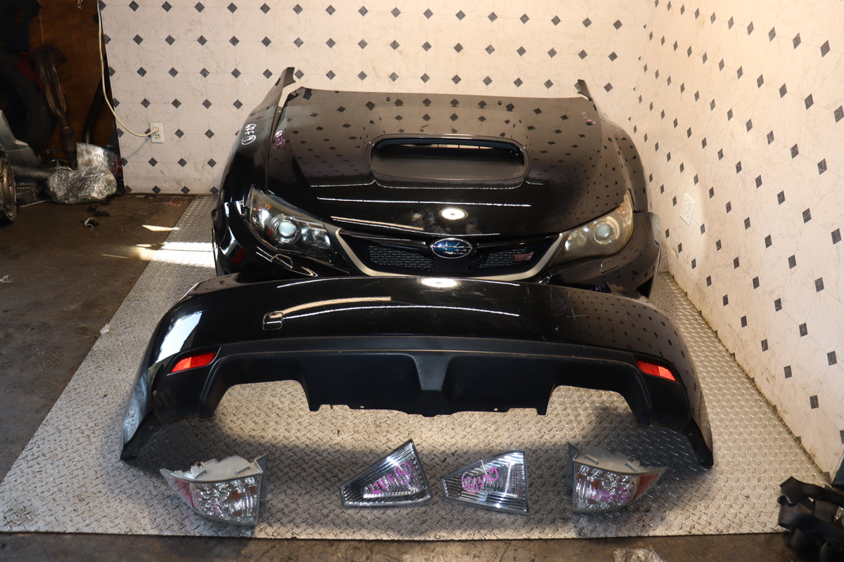2008-2014 Subaru WRX STI JDM Version 10 Front End Nose Cut Conversion Kit OEM