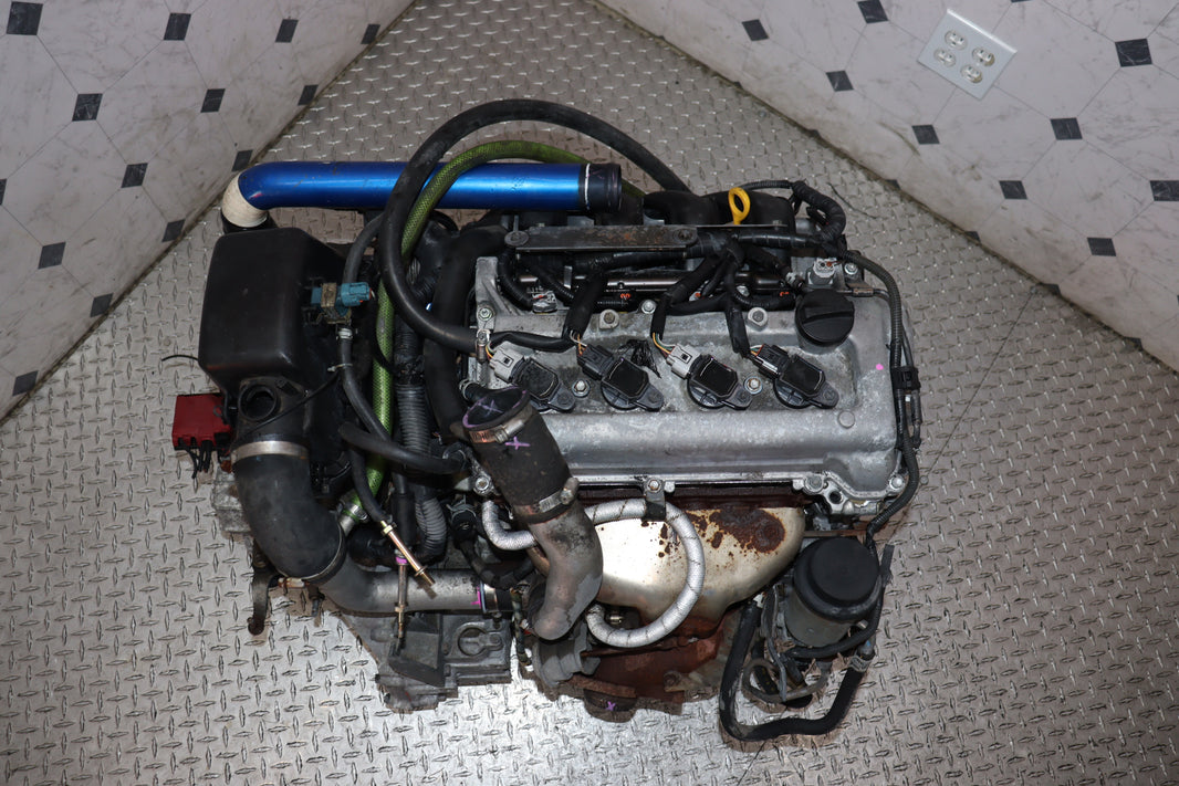 Toyota Vitz RS TRD Yaris 1NZ-FET 1.5L Turbo Engine & 5 Speed Manual Transmission Swap JDM