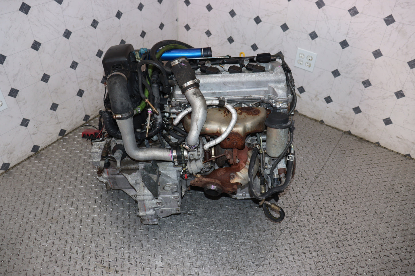 Toyota Vitz RS TRD Yaris 1NZ-FET 1.5L Turbo Engine & 5 Speed Manual Transmission Swap JDM