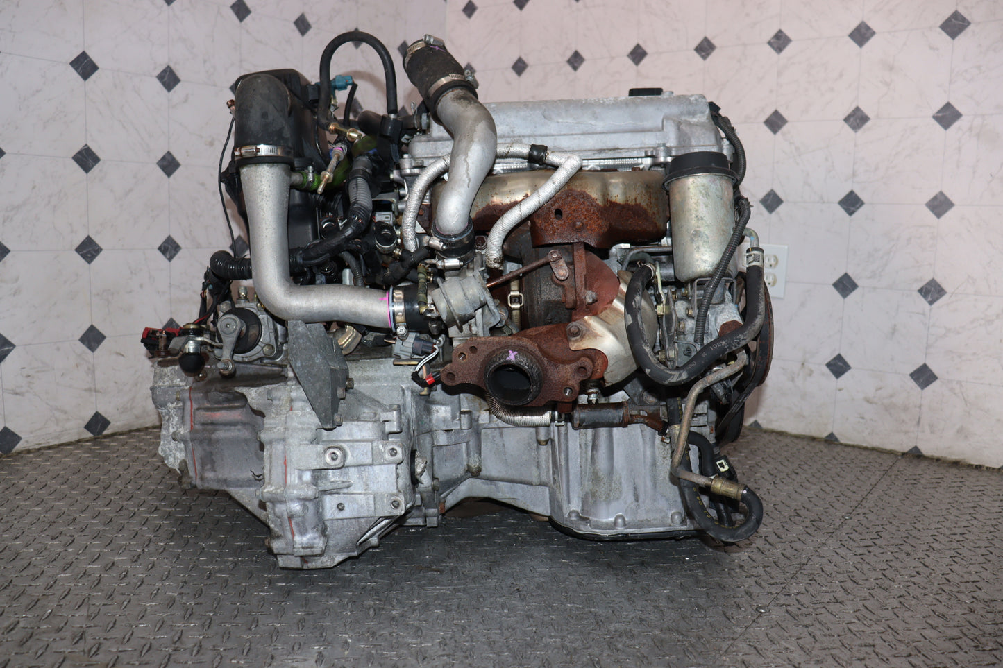Toyota Vitz RS TRD Yaris 1NZ-FET 1.5L Turbo Engine & 5 Speed Manual Transmission Swap JDM