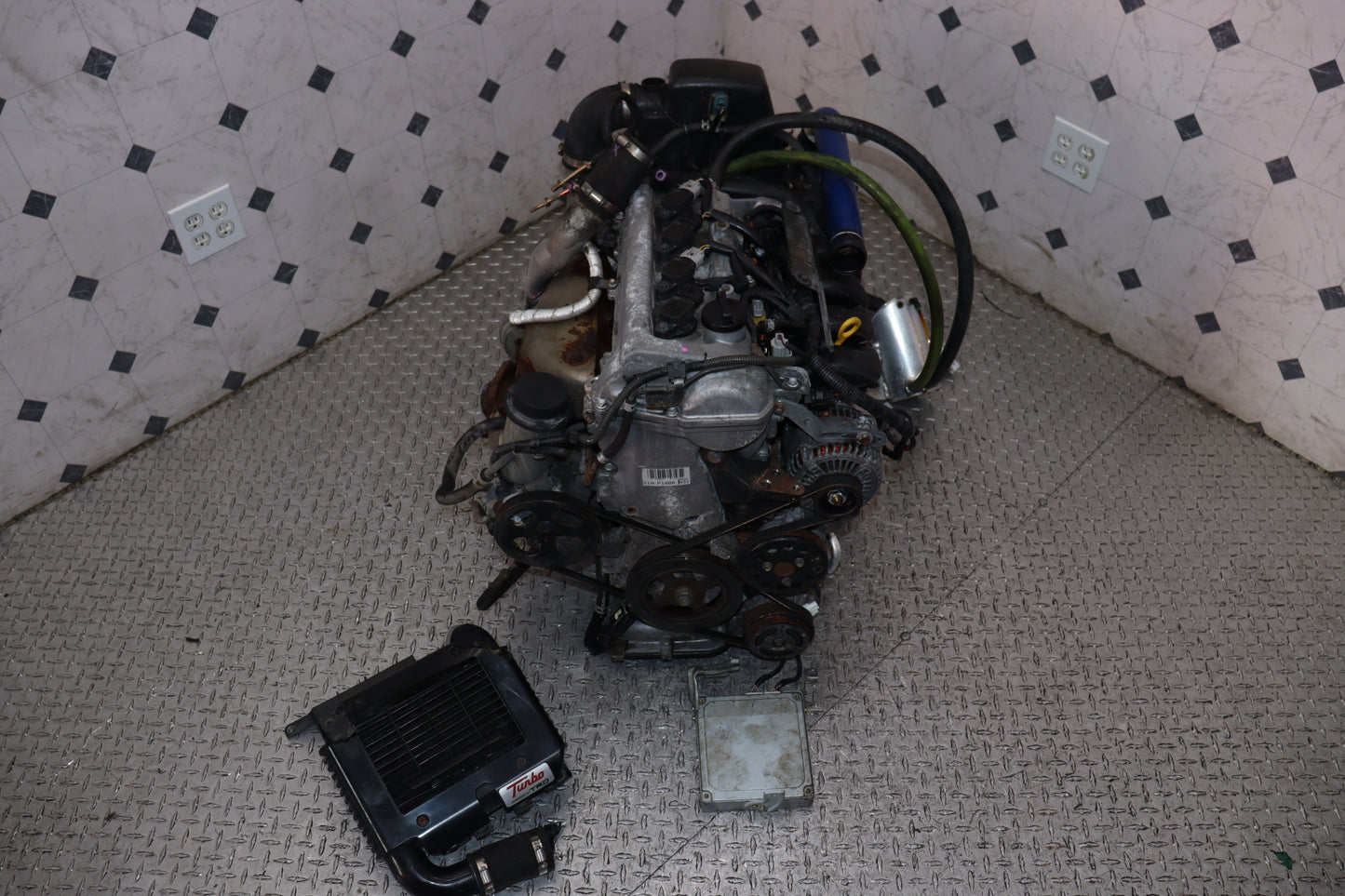Toyota Vitz RS TRD Yaris 1NZ-FET 1.5L Turbo Engine & 5 Speed Manual Transmission Swap JDM