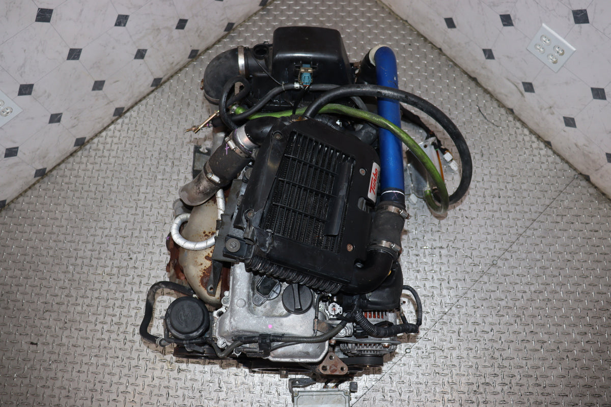 Toyota Vitz RS TRD Yaris 1NZ-FET 1.5L Turbo Engine & 5 Speed Manual Transmission Swap JDM