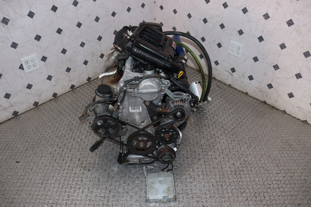 Toyota Vitz RS TRD Yaris 1NZ-FET 1.5L Turbo Engine & 5 Speed Manual Transmission Swap JDM